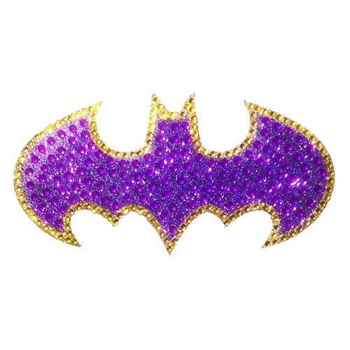 Batman Batgirl Logo Crystal Studded Medium Decal